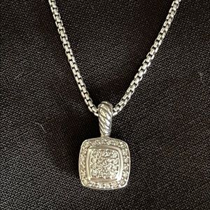 David Yurman Petite Albion® Pendant Necklace with Pavé Diamonds
